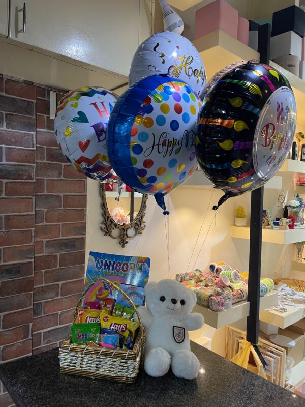 Kids Celebration Basket – Stationery & Treats