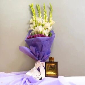 Zarar Perfume & Fresh Flowers Gift Set