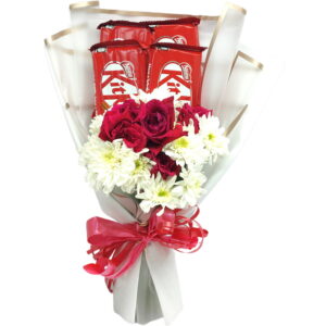Choco Rose Combo with Daisies