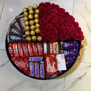 Premium Round Box – Ultimate Gift Basket