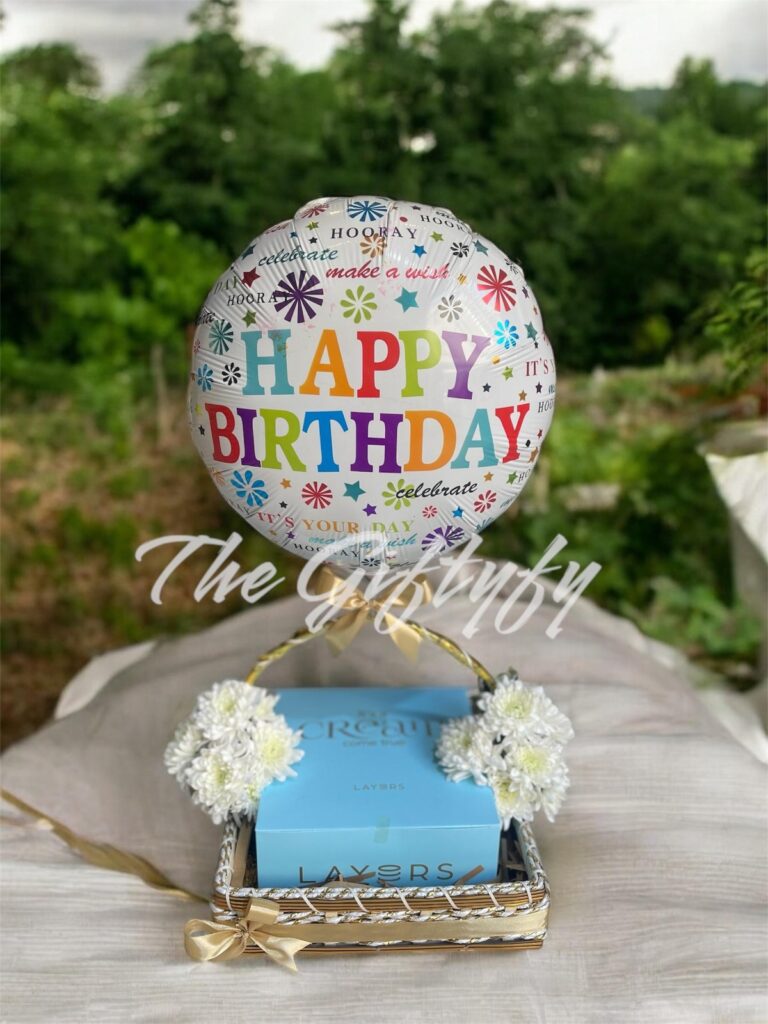 It's Your Birthday – Hamper with Cake & Balloon