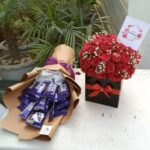 Chocolate Bouquet With Flower Box