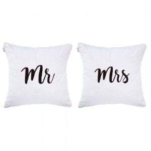 Mr Mrs Pack Cushion