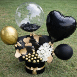 The Midnight Gold Elegance Bouquet