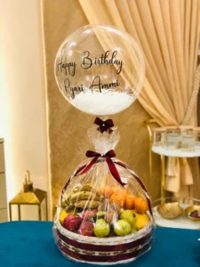 Fruitful Balloon Basket